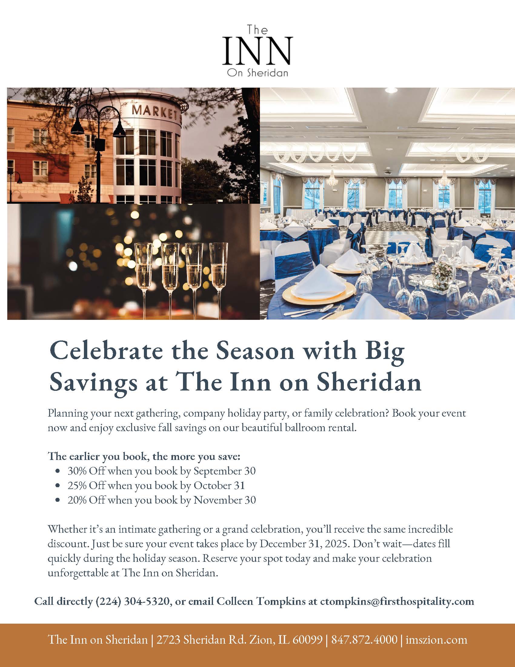 Seasonal Savings at The Inn on Sheridan